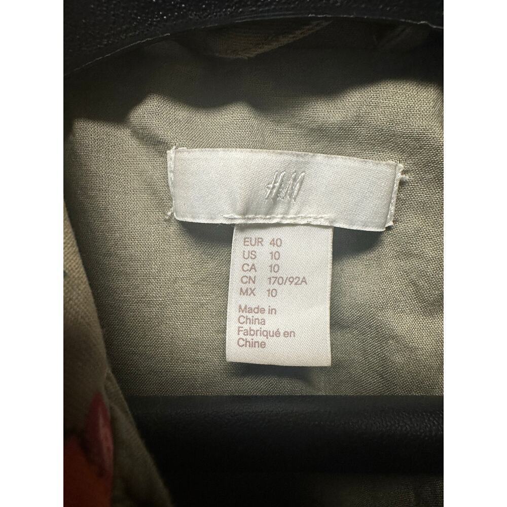 H&M+ PATTERNED UTILITY JACKET Size US 10/ EURO 40 - Picture 3 of 3